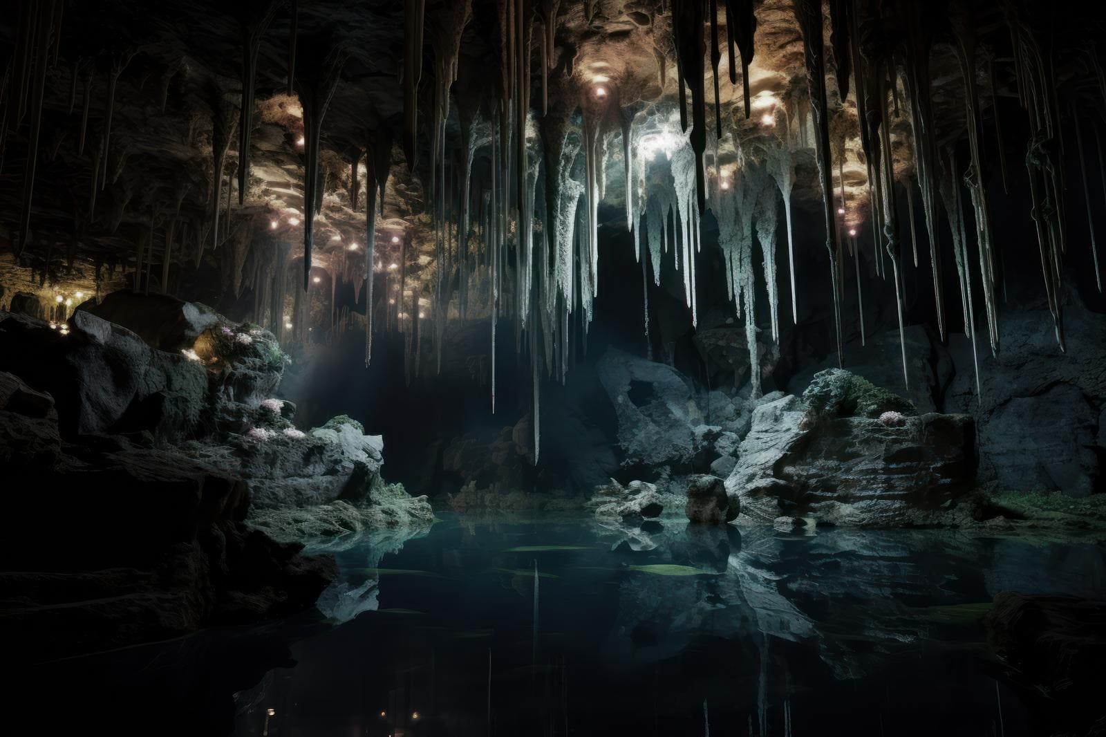鍾乳洞の神秘 洞窟と泉が描く地形